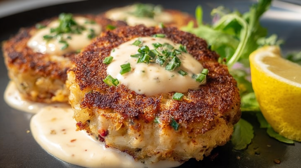 Crab Cakes with Lemon Aioli 