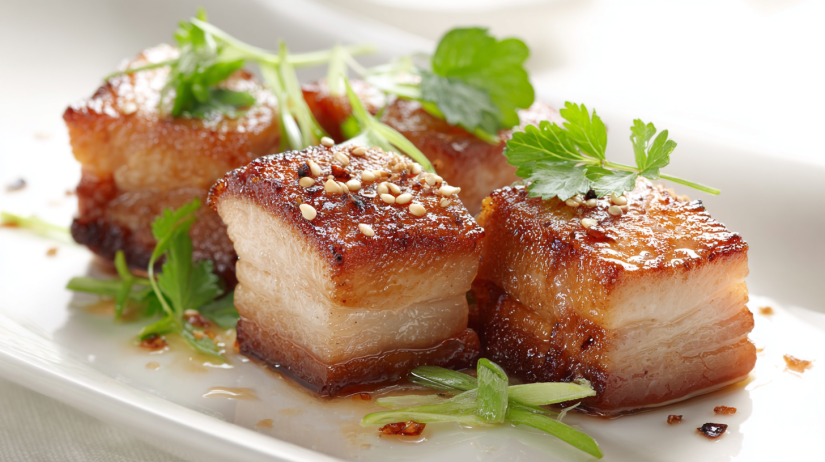 Crispy Pan-Fried Pork Belly