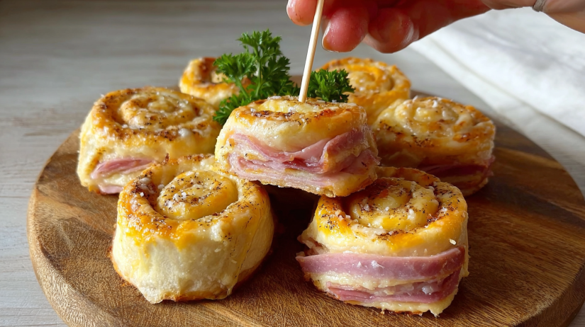 Ham and Cheese Pinwheels