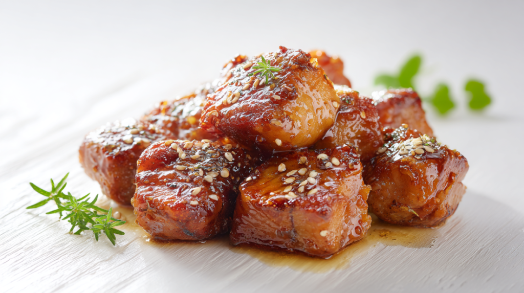 Honey Garlic Pork Bites