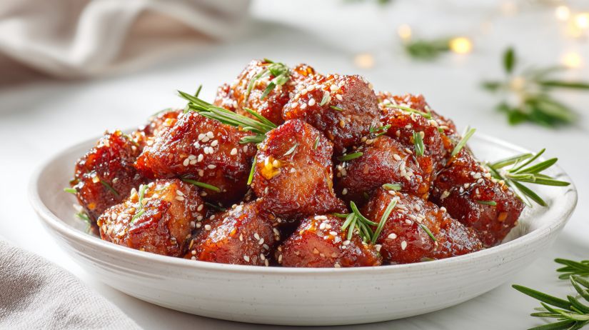 Honey Garlic Pork Bites