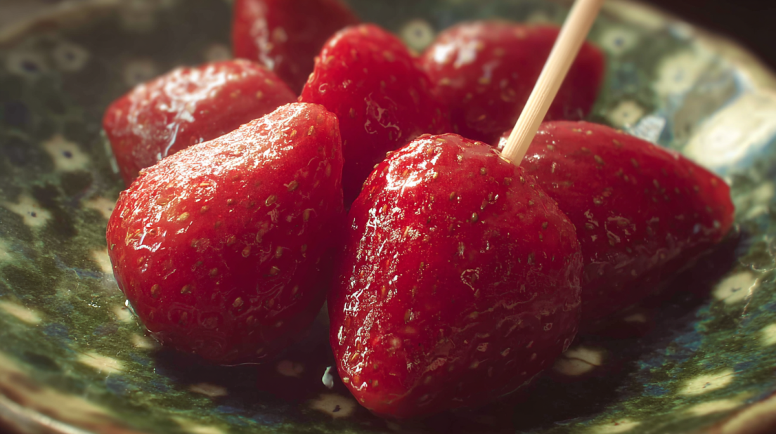 Japanese Candied Strawberries