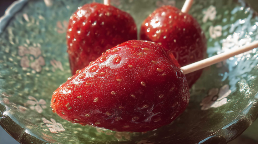 Japanese Candied Strawberries