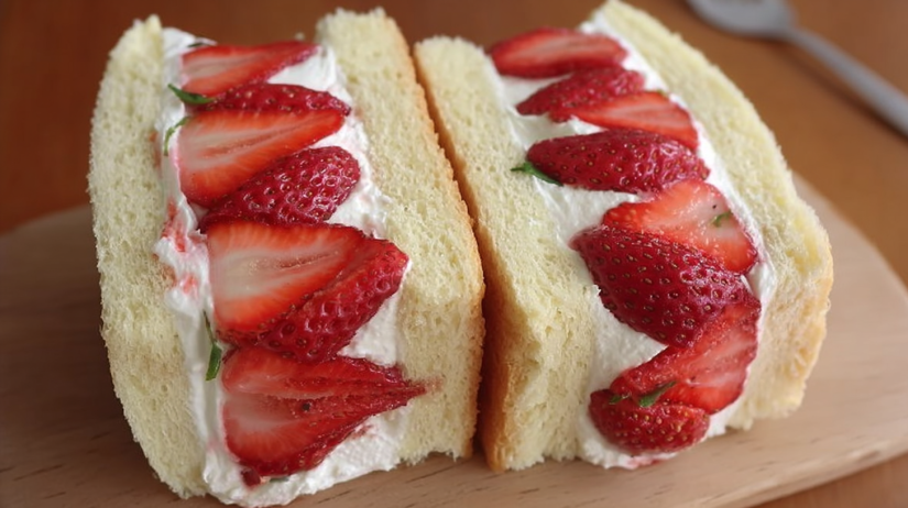Japanese Strawberry Sando