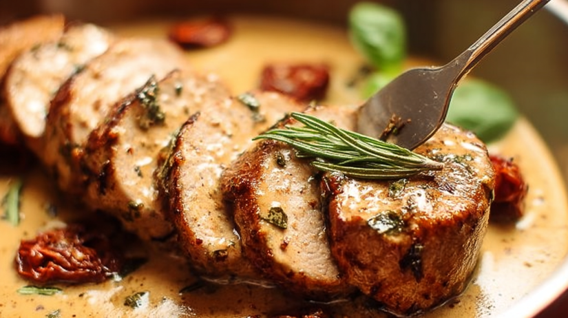 Juicy Marry Me Pork Tenderloin