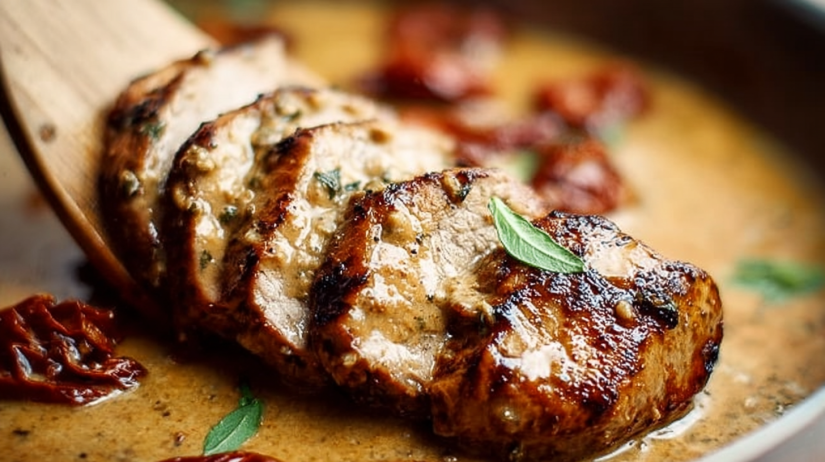 Juicy Marry Me Pork Tenderloin