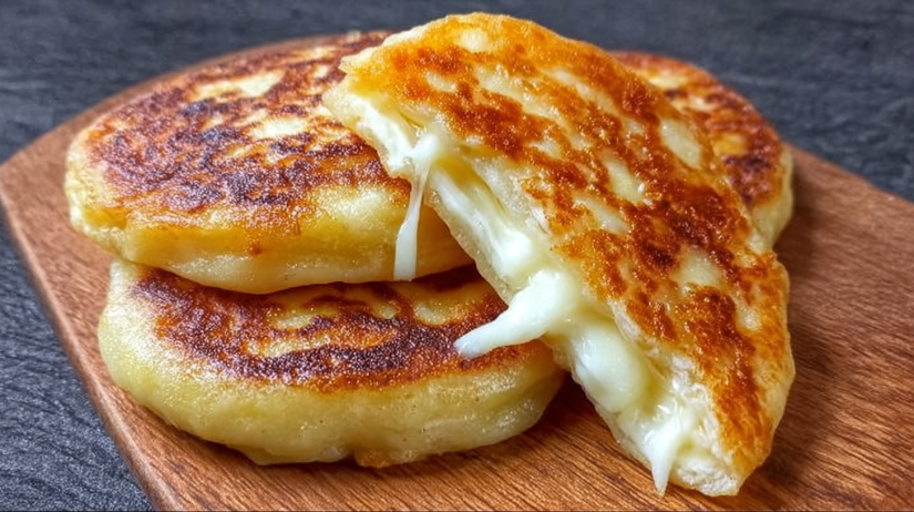 Cheese Stuffed Pancakes