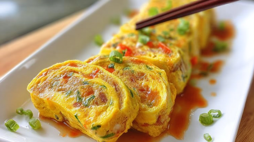 Korean Rolled Omelette 