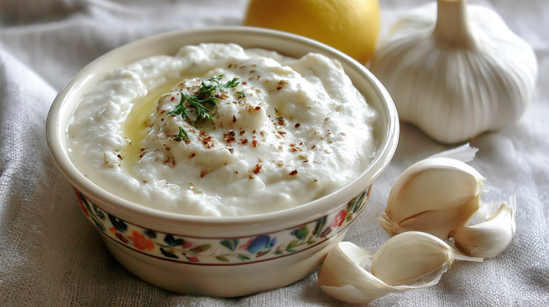 Lebanese Garlic Sauce
