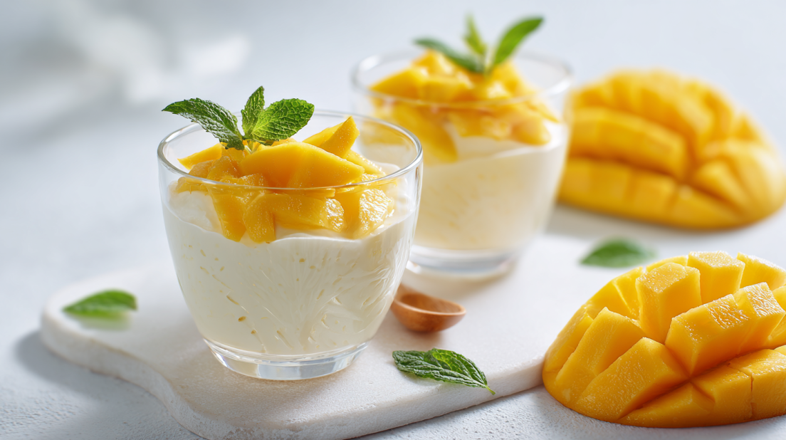 Mahalabia with Mango