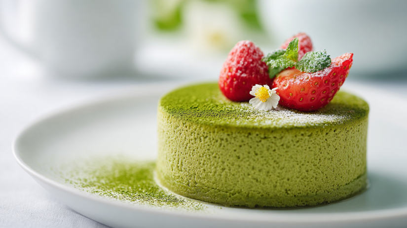 Matcha Japanese Cheesecake