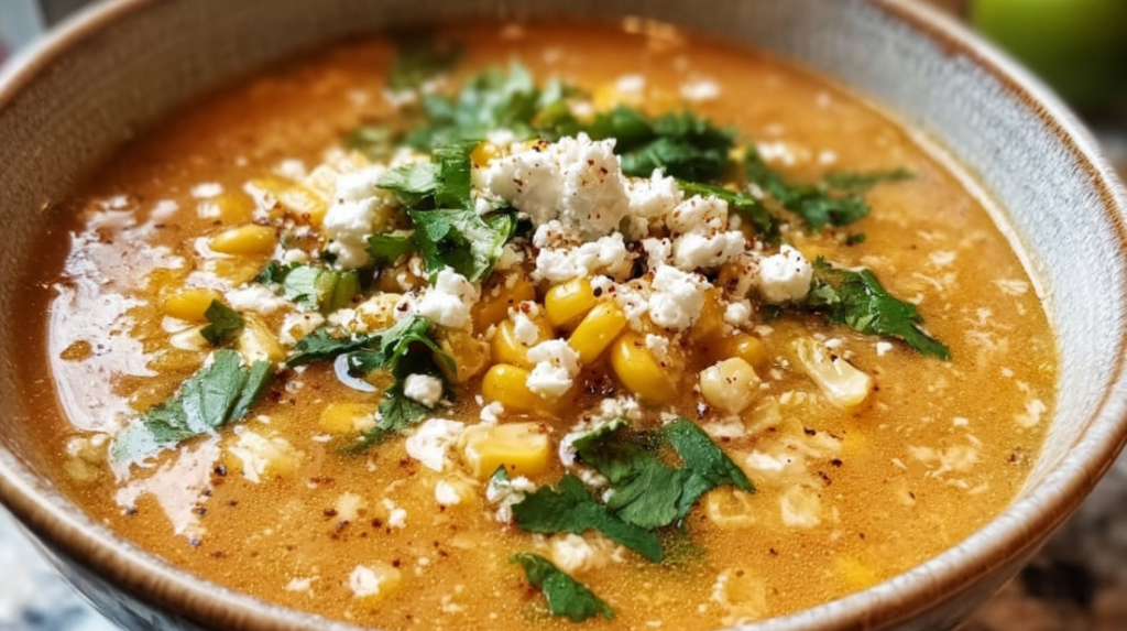 Mexican Street Corn Soup