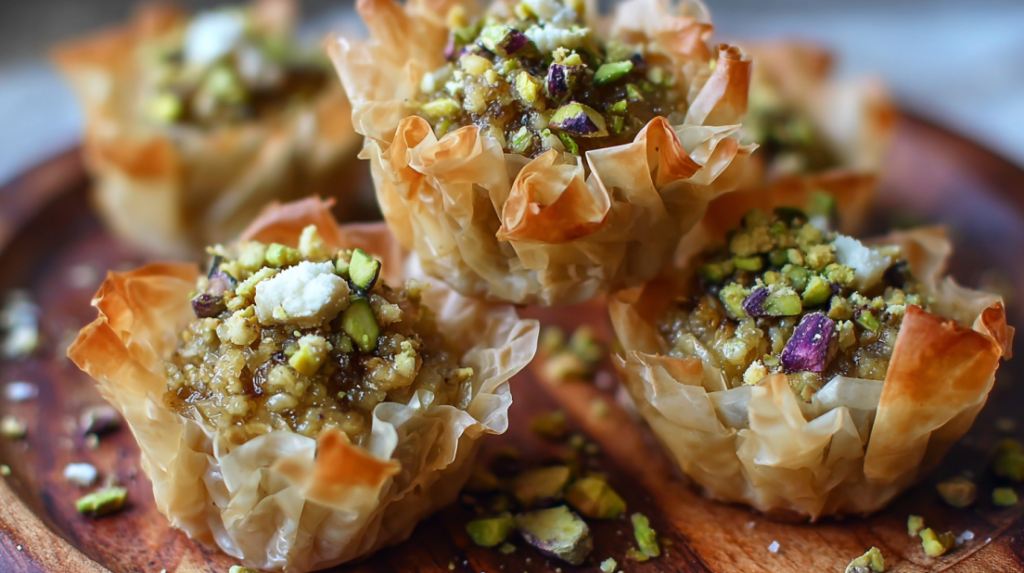 Mini Phyllo Baklava Cups