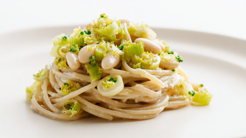 Miso Pasta Sauce with Cannellini Beans