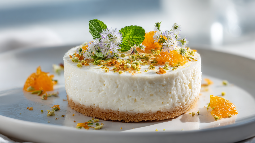 Moroccan Orange Blossom Cheesecake