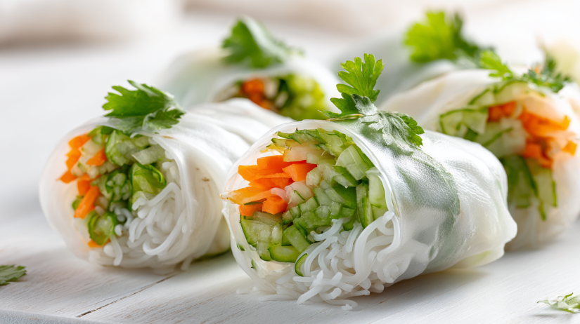 Noodle Rice Paper Rolls