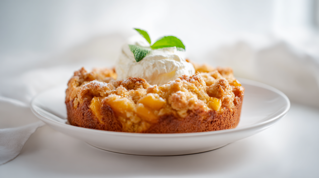 Peach Cobbler Dump Cake