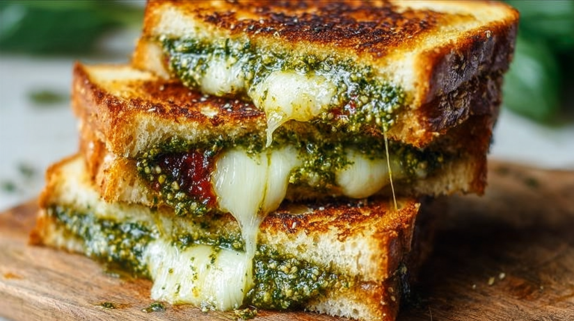 Pesto Grilled Cheese