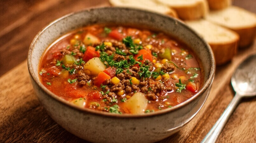 Pioneer Woman Hamburger Soup