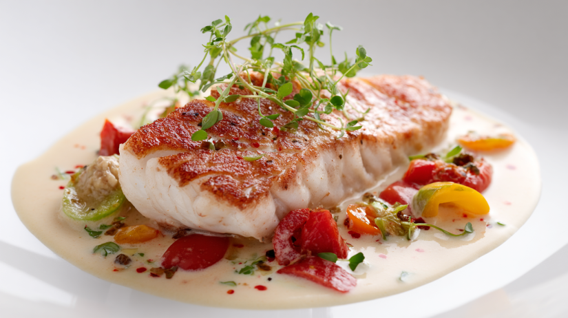 Red Snapper with Creamy Creole Sauce
