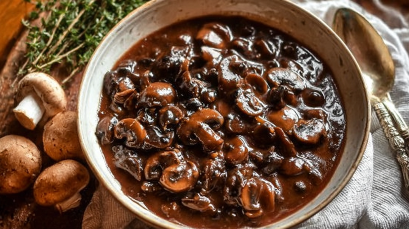 Red Wine Mushroom Sauce