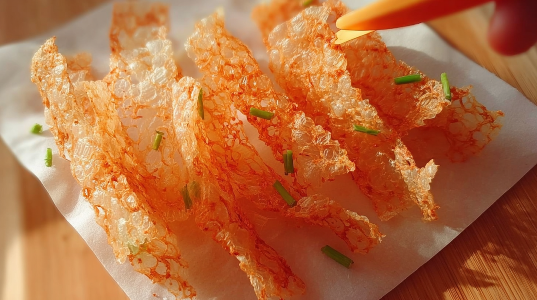 Rice Paper Crab Chips