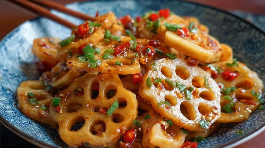 Sichuan Spicy Lotus Root Stir Fry