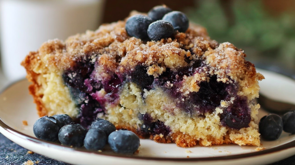 Sourdough Blueberry Buckle