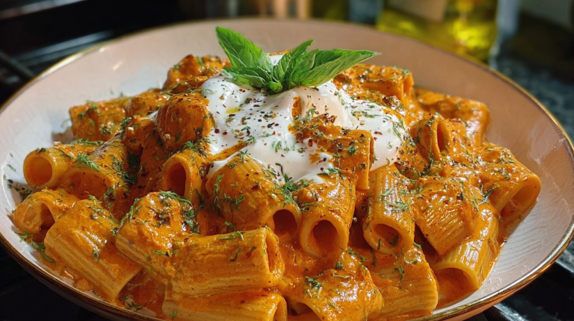 Spicy Burrata Rigatoni