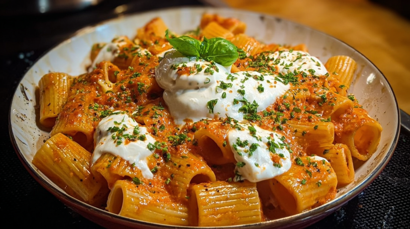 Spicy Burrata Rigatoni