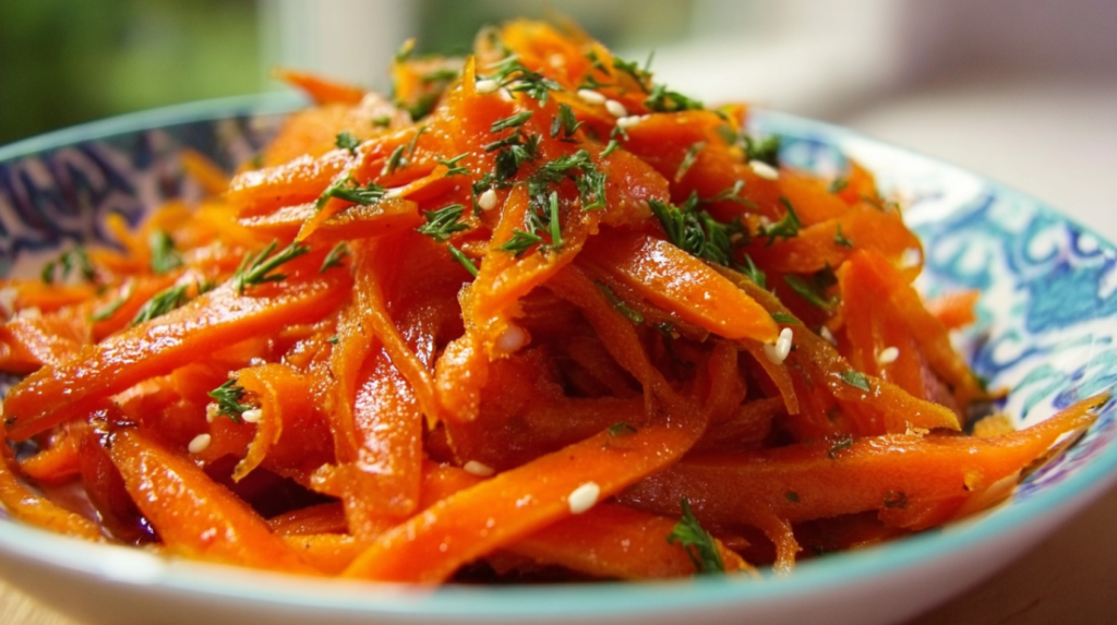 Spicy Korean Carrots 