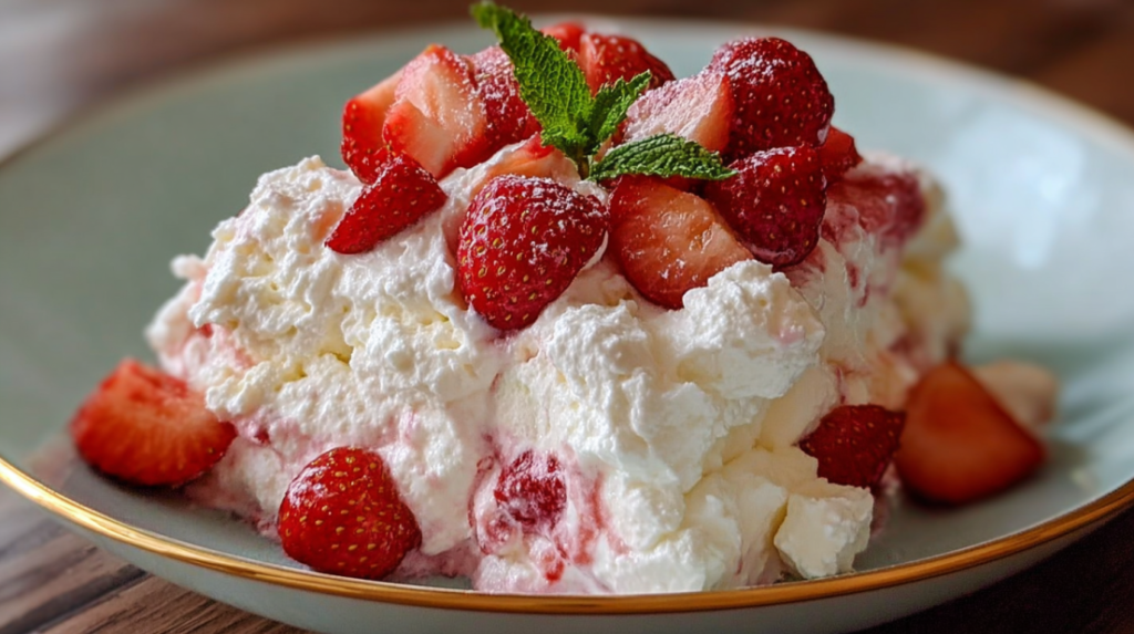 Strawberry Shortcake Fluff Salad