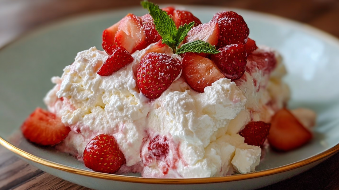 Strawberry Shortcake Fluff Salad