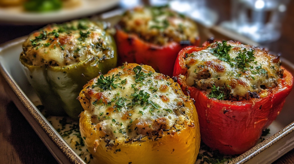 Vegetarian Stuffed Bell Peppers
