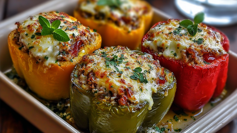Vegetarian Stuffed Bell Peppers