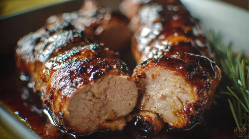 Balsamic Glazed Pork Tenderloin recipe