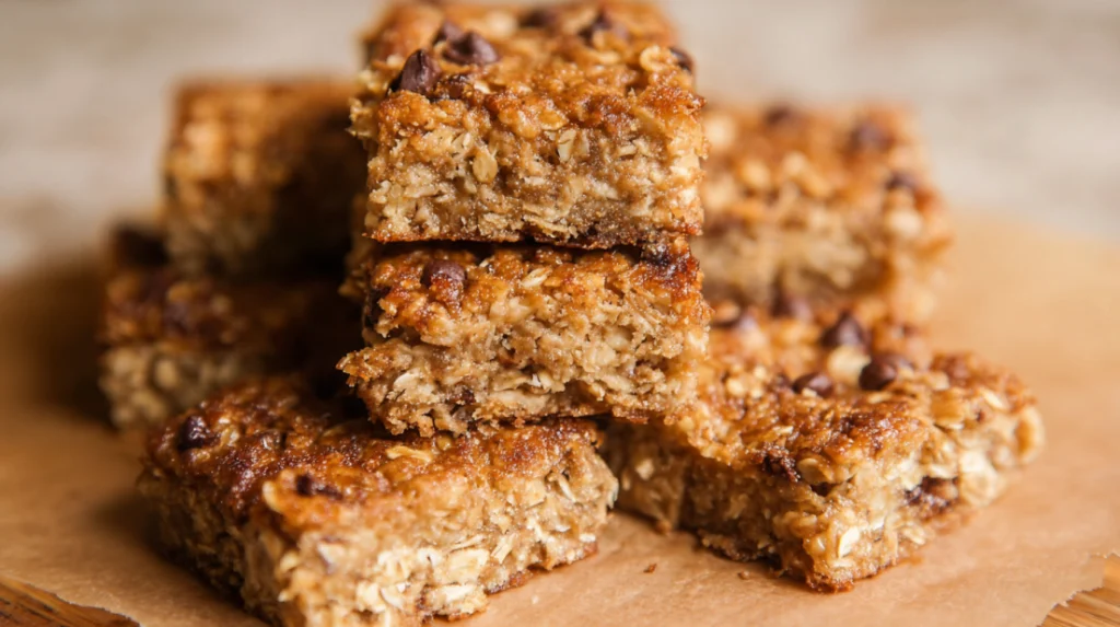Banana Oatmeal Bars recipe