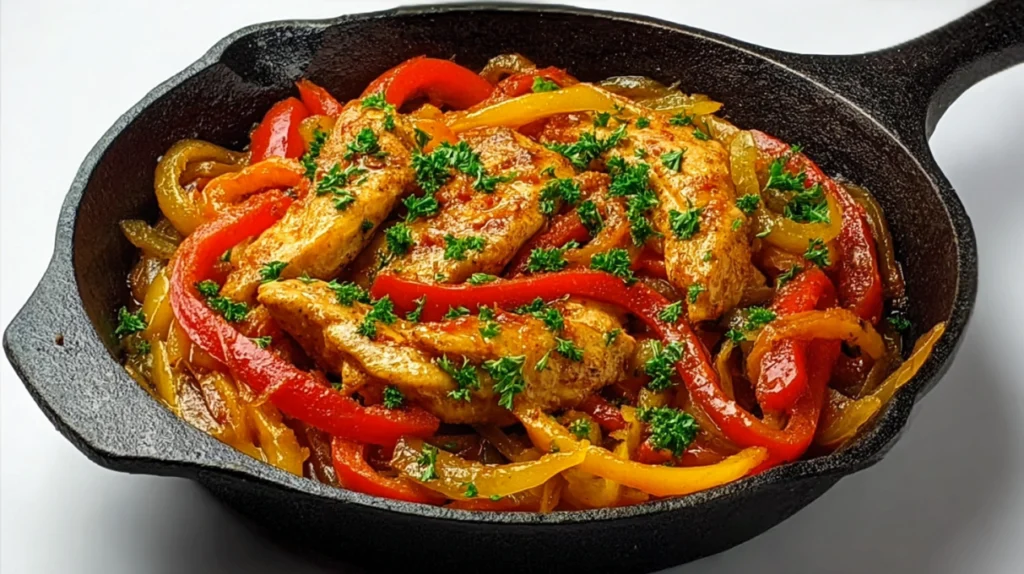 Banana Pepper Chicken Skillet recipe