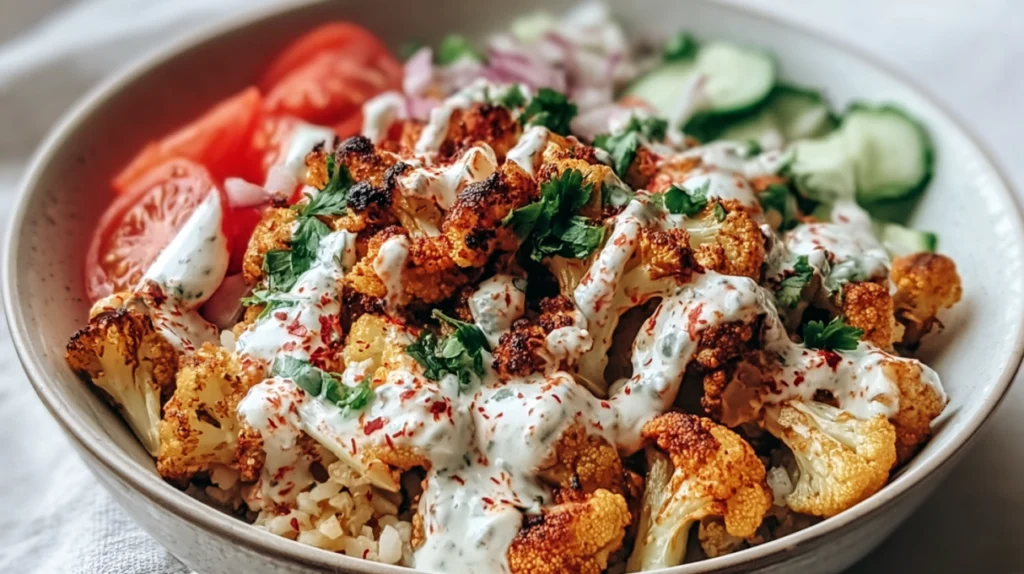 Cauliflower Shawarma Bowl recipe
