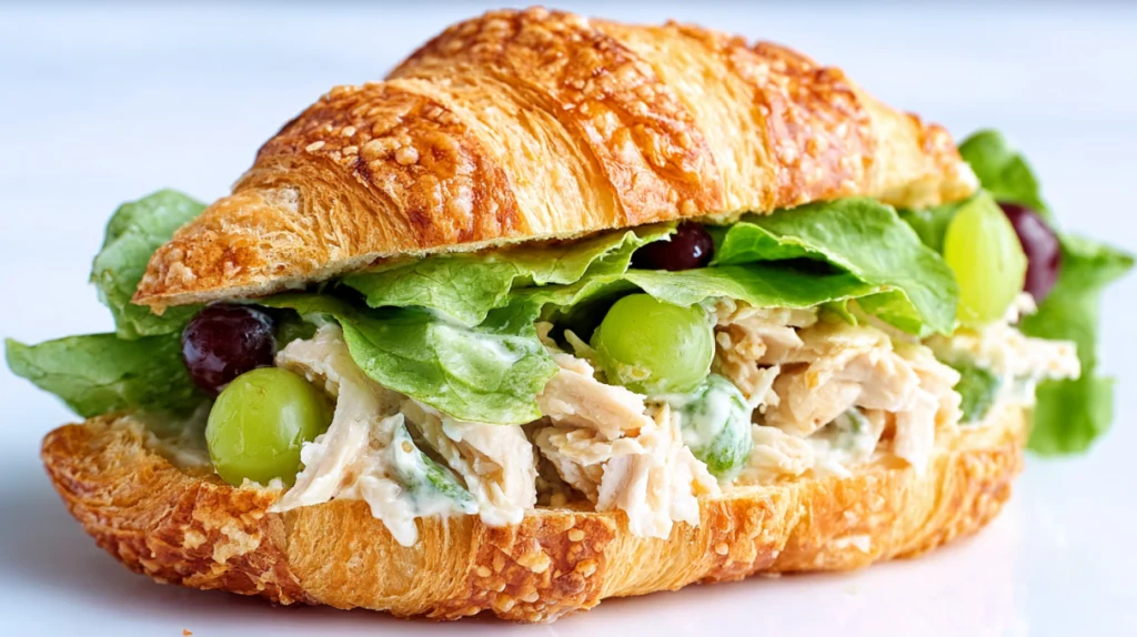 Chicken Caesar Salad Croissant Sandwich RECIPE
