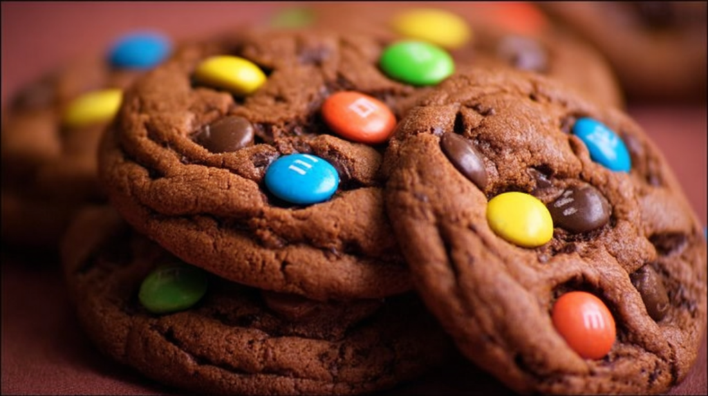 Chocolate M&M Cookies