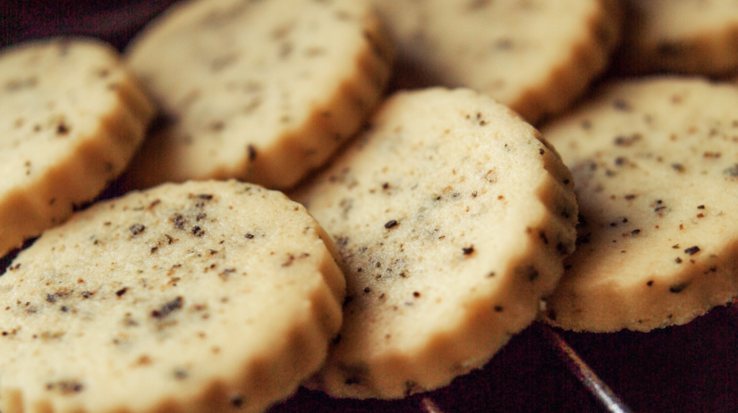 Earl Grey Shortbread Cookies