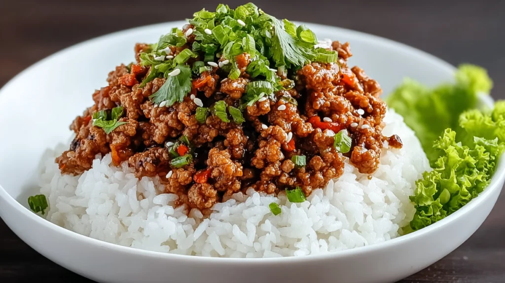 Honey Garlic Ground Turkey recipe