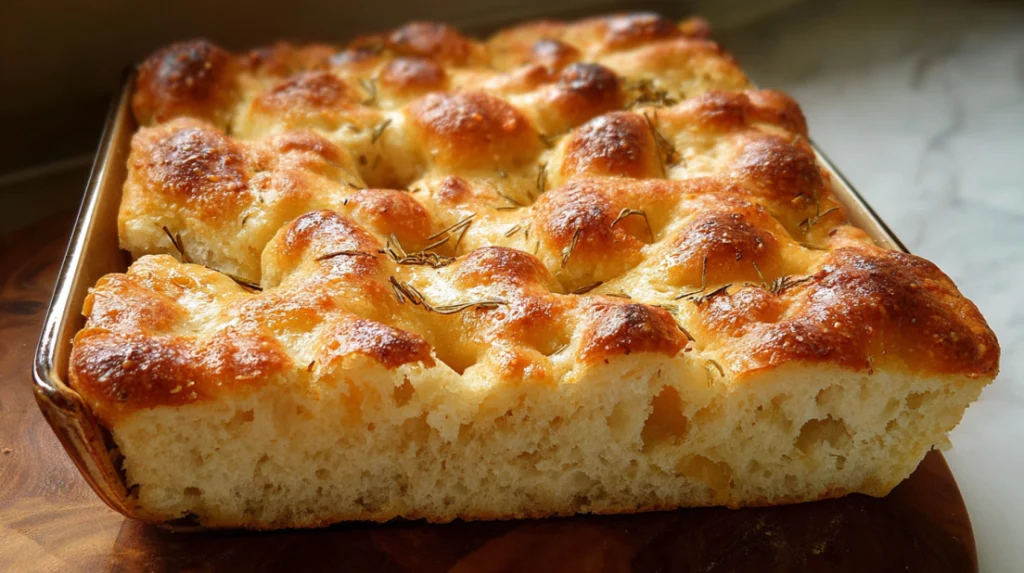 Overnight Sourdough Focaccia recipe