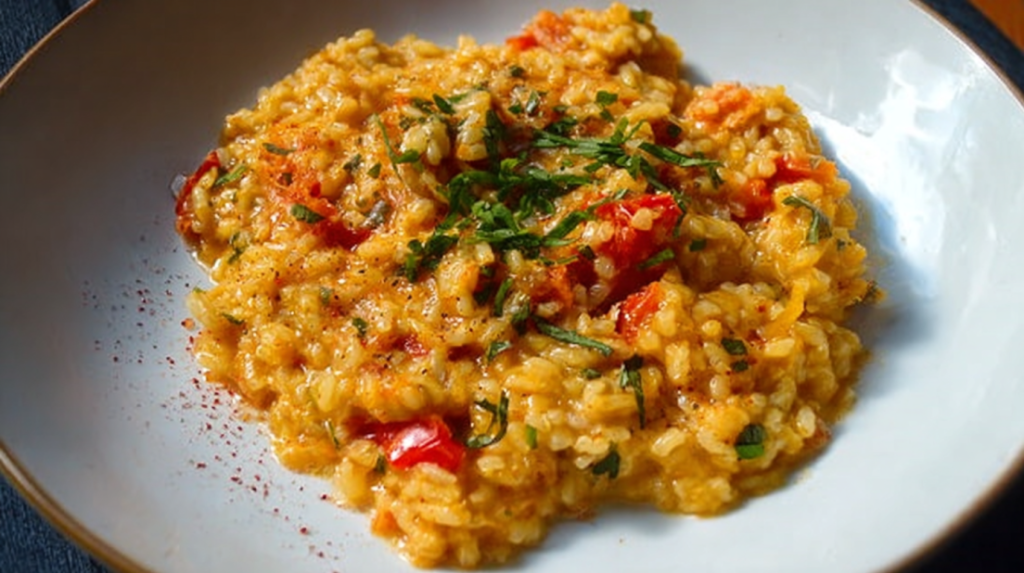 Red Pepper Risotto