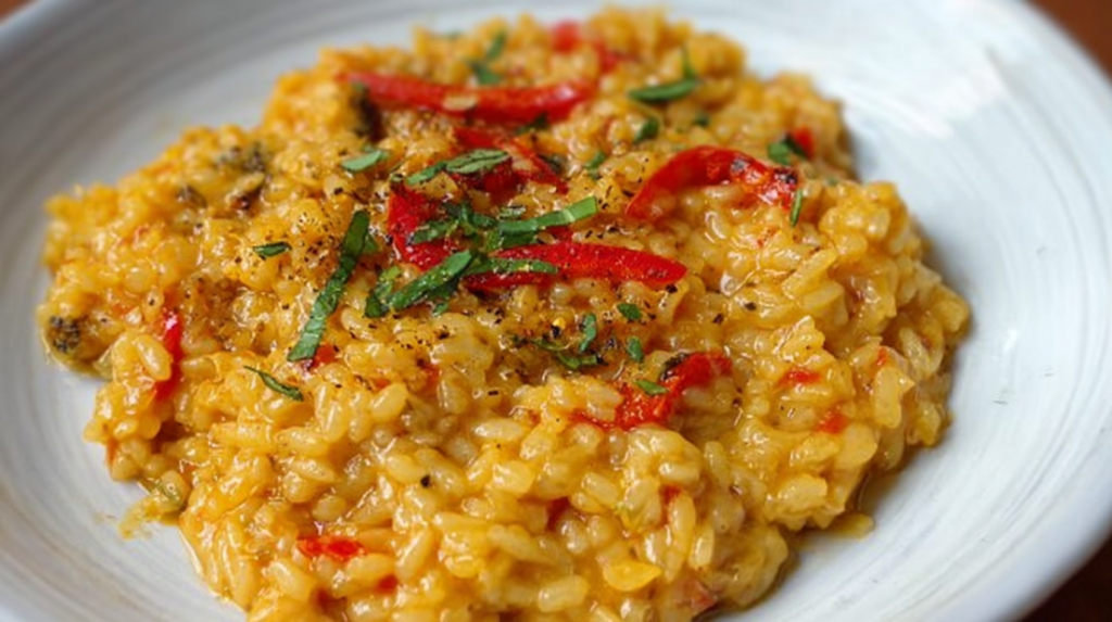 Red Pepper Risotto