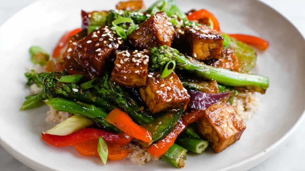 Sesame Ginger Tofu Stir-Fry recipe