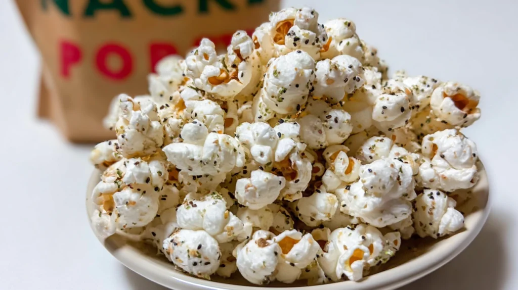 Truffled Everything Bagel Popcorn recipe