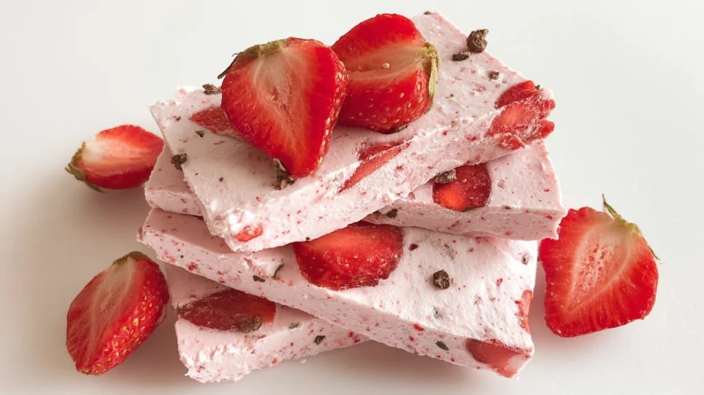 frozen yogurt strawberry bark recipe