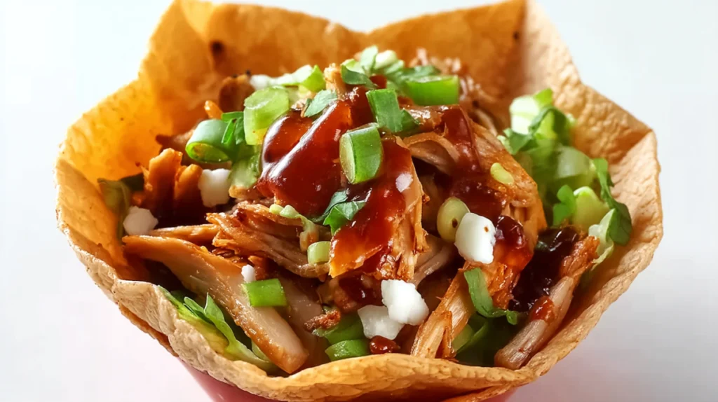 BBQ Pork Walking Tacos